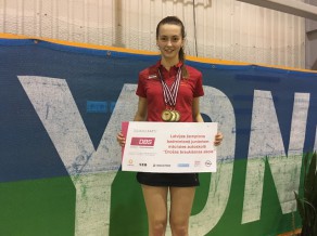 Liāna Lencēviča - Latvijas absolūtā junioru čempione badmintonā
