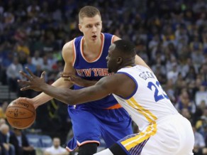Porziņģis vēlas revanšēties Grīnam "Knicks" vizītē pie NBA līderes "Warriors"