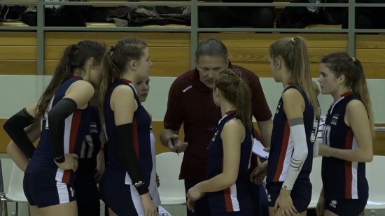 Video: Latvijas U18 meiteņu volejbola izlase piekāpjas Serbijai