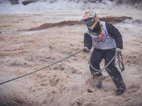 Dāvis Kurmis: "Domāju, ka Ķeguma skijoringā būs jābrauc pa smiltīm"