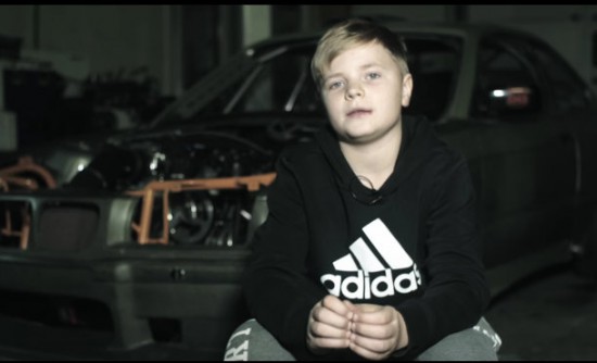 Video: 11 gadus jaunais Nikolass Bertāns stāsta par savu sapņu drifta auto