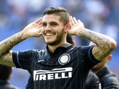 Ikardi un Banegam "hat-trick", "Inter" iznīcina "Atalanta"