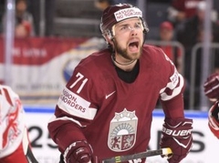 Latvija otrajā turnīra spēlē pret nervozi sākušo Slovākiju