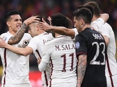 Roma pārliecinoši uzvar Milānu, "Pescara" un "Palermo" izkrīt