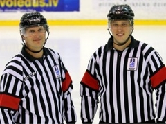 KHL samazina ārzemju tiesnešu skaitu, Odiņš un Ansons paliek