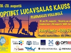 Optibet Lucavsalas kauss pludmales volejbolā no 18. līdz 20.augustam