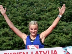 Kažemāka un Žolnerovičs - 2017. gada Latvijas čempioni pusmaratonā