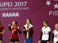 Latvijas volejbolistēm 14. vieta pasaules universiādē, mūsu studentiem pirmā uzvara