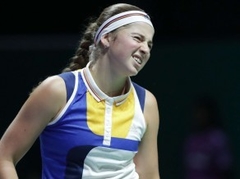 Ostapenko: "Uzņemšanā spēlēju labi, bet no servēm nesanāca nekas"