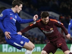 "Barcelona" Londonā izmanto "Chelsea" vienīgo kļūdu un iegūst neizšķirtu