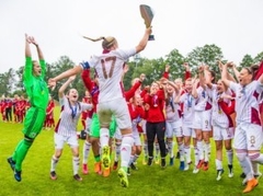 Krasnova ar "hat-trick" nodrošina Latvijas U19 izlasei Baltijas kausa trofeju