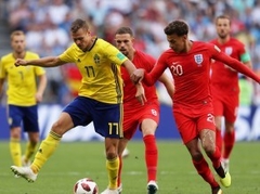 Teksta tiešraide: Zviedrija - Anglija 0:2 (spēle beigusies)