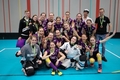 Foto: ELVI florbola līgas sievietēm bronzu izcīna "NND Rīga"