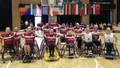 Latvijas ratiņbasketbola izlase pēc tikšanas uz augstāko divīziju zaudē finālspēlē