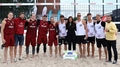 Pludmales volejbolisti Cēsīs apspēlē Latvijas volejbola izlases kandidātus