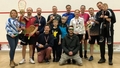 Latvijas skvoša čempionu titulus senioriem aizstāv Pāvulāns un Lulle, junioriem - Ulmane un Kančs