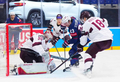 Video: Latvijas hokejisti pasaules čempionātā finišē ar piekāpšanos amerikāņiem