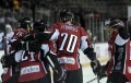 Latvijas hokejisti no līdzjutējiem atvadās ar sešiem vārtiem un uzvaru