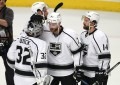 NHL: "Kings" gūst trīs vārtus pēc kārtas un finālu sāk ar uzvaru pagarinājumā