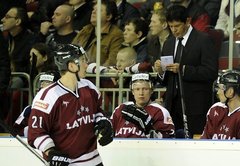 EHC spēle hokejā: Latvija – Krievija 1:0 (rit 1.periods)