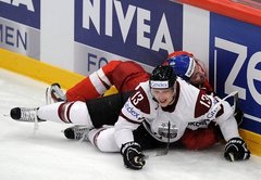 Fotoreportāža: Latvijas kārtējais 1:3 zaudējums pret Čehiju