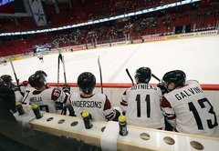 PČ hokejā: Latvija - Norvēģija 0:1 (rit 1.periods)