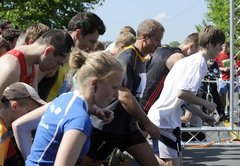 Fotoreportāža: 18 000 skriet gribētāju piedalās 'Nordea' Rīgas maratonā 2012