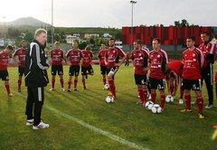 Fotoreportāža: Latvijas futbola izlase Austrijā