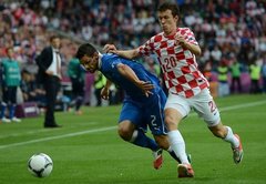 Itālijas un Horvātijas izlases EURO 2012 mačā nospēlē neizšķirti