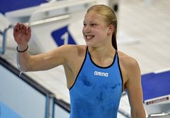 15 gadus vecā lietuviešu peldētāja Meilutīte sensacionāli kļūst par olimpisko čempioni