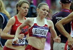 Jeļizarova Londonas Olimpiādes 3000 metru šķēršļu skrējienā finišē 13.vietā