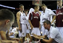 EČ kvalifikācija basketbolā: Latvija – Gruzija (noslēdzies 1.puslaiks)