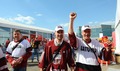 Latvijas hokeja fani Maskavā cer uz veiksmīgāku turpinājumu