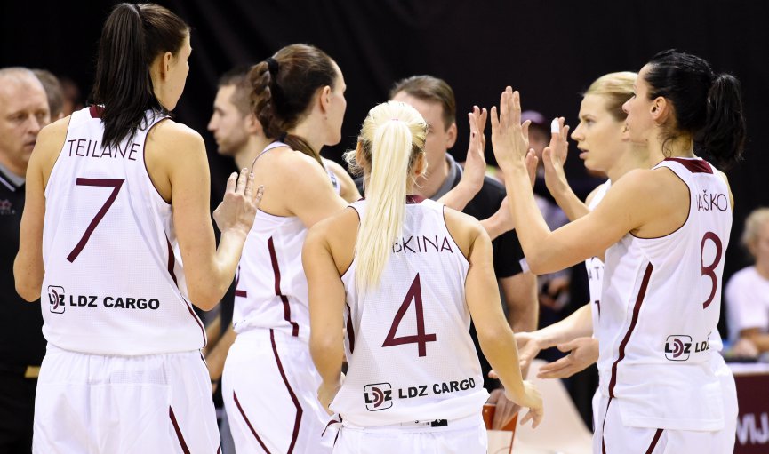 Latvijas basketbolistēm ielozē pretinieces Eiropas čempionāta grupā