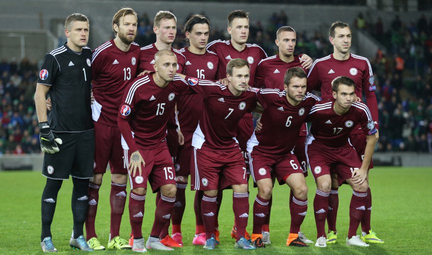 Latvijas futbola valstsvienībai neliels kāpums gada pirmajā rangā