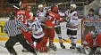 FOTO: Latvijas U-18 hokeja izlase uzvar Baltkrieviju