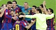 Barcelona futbolisti ar pārliecinošu uzvaru nodrošina čempionu titulu