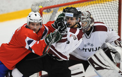 Latvija piekāpjas norvēģiem, sestdien spēlēs ar Franciju par 3.vietu