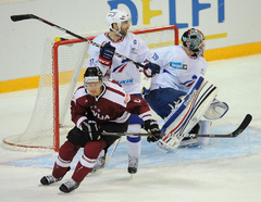 Latvija - Francija 1:0 (noslēdzies 1.periods)