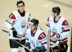 PČ hokejā. Čehija-Latvija 0:0 (rit 1.periods)