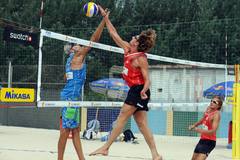 Abi Latvijas pludmales volejbolistu pāri uzvar savās apakšgrupās turnīrā Pekinā