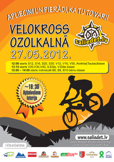 Aicina uz Velokrosu Ozolkalnā 2012