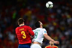 Spānijas un Portugāles futbola izlases finālistu noskaidros 11 m sitienu sērijā