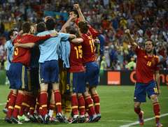 Spānijas un Portugāles futbola spēle piesaistījusi rekordlielu TV auditoriju