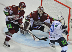 Rīgas Dinamo 1:3 Maskavas Dinamo. Spēles labākie momenti