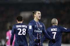 Ibrahimoviča hat-trick sekmē Saint-Germain uzvaru Francijas čempionāta spēlē