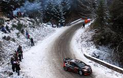 Montekarlo rallijā WRC klasē startēs 13 ekipāžas