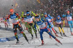 Latvijas biatlonistiem 18.vieta Pasaules kausa posma stafetes sacensībās