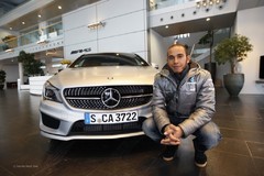 Luisa Hamiltona pirmā viesošanās ";Mercedes";