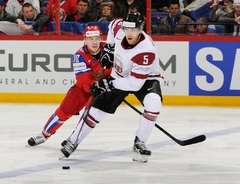PČ hokejā: Latvija - ASV 0:0 (noslēdzies pirmais periods)